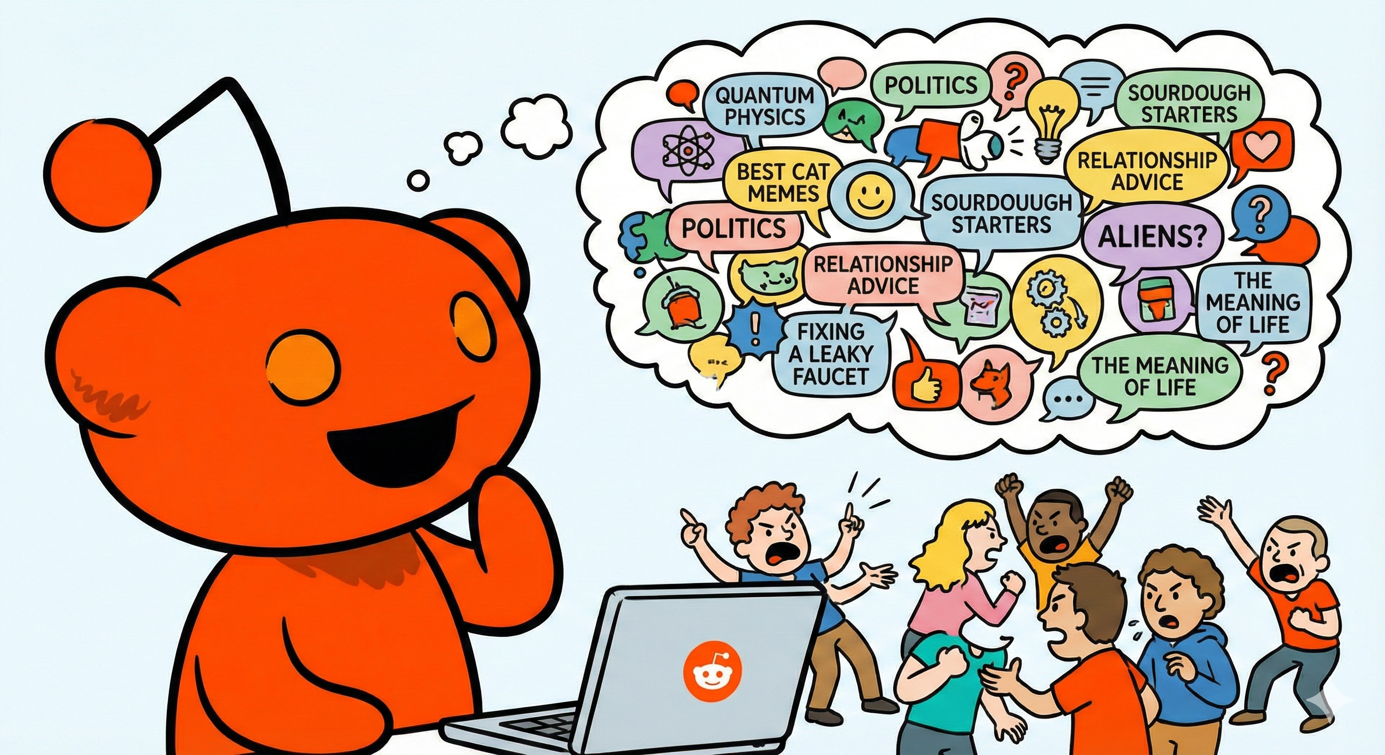 Reddit looks chaotic from the outside