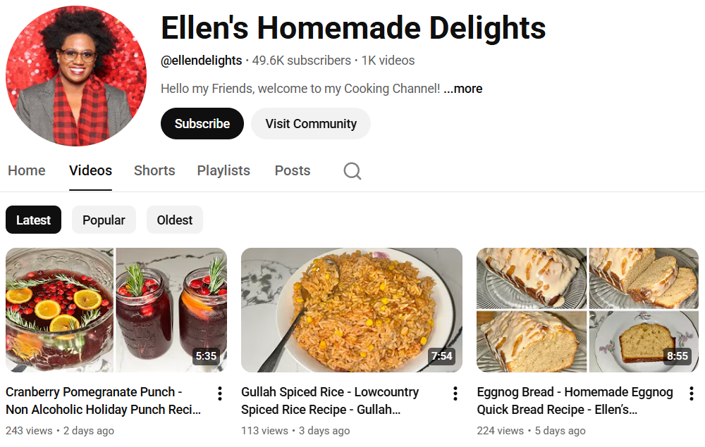 Ellen’s Homemade Delights